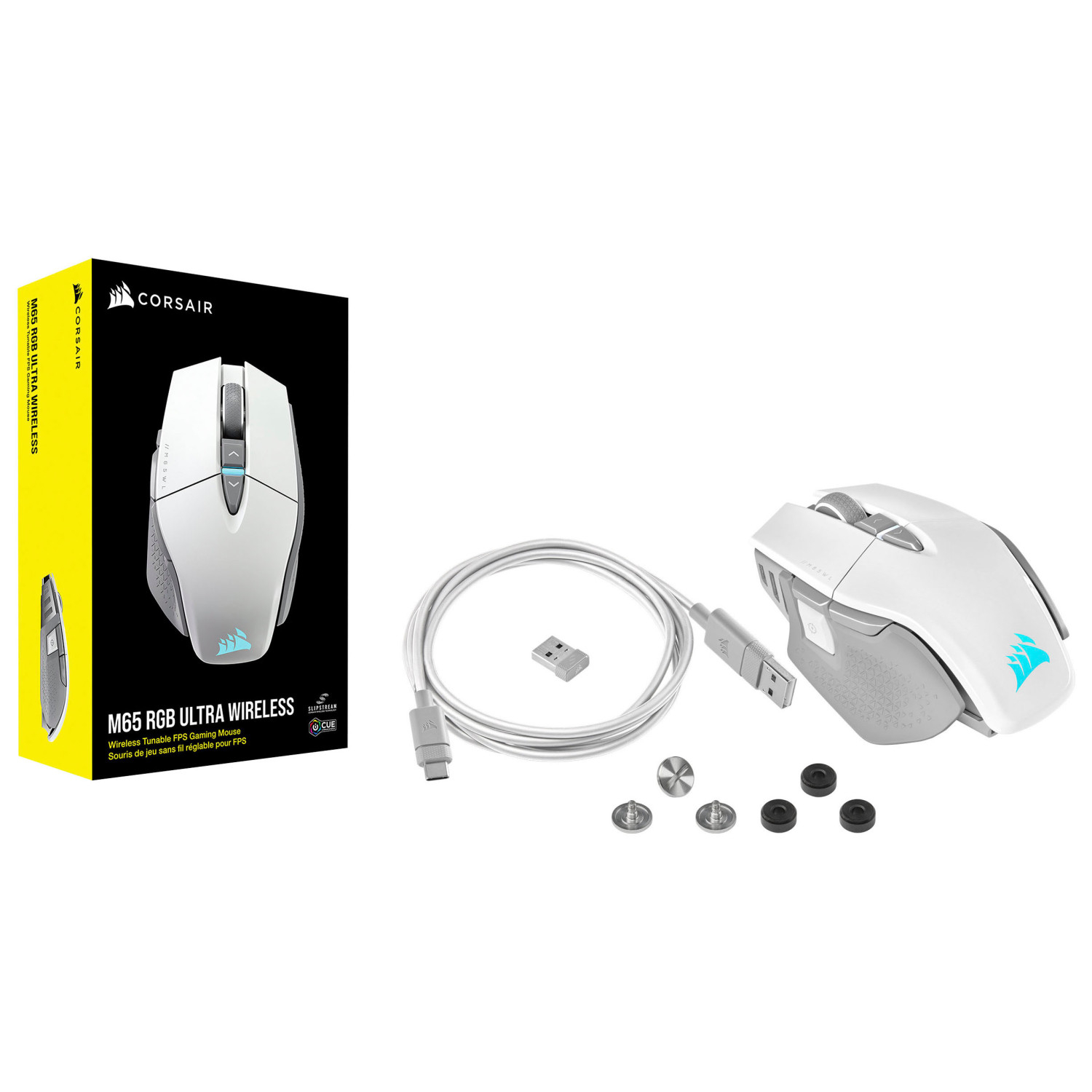 ماوس بی سیم مخصوص بازی کورسیر مدل M65 RGB ULTRA TUNABLE WIRELESS