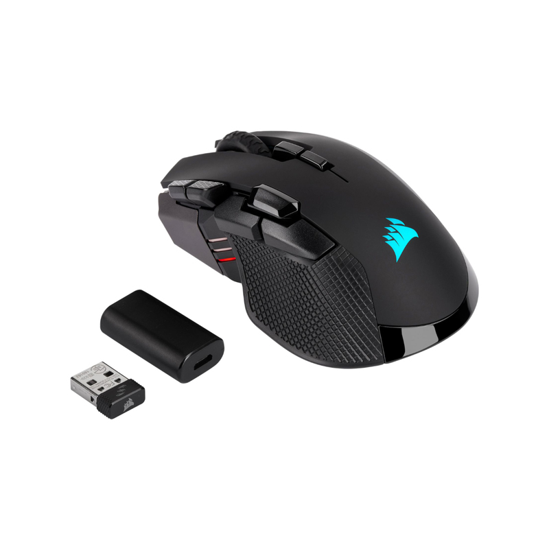 ماوس مخصوص بازی بی‌سیم کورسیر مدل IRONCLAW RGB