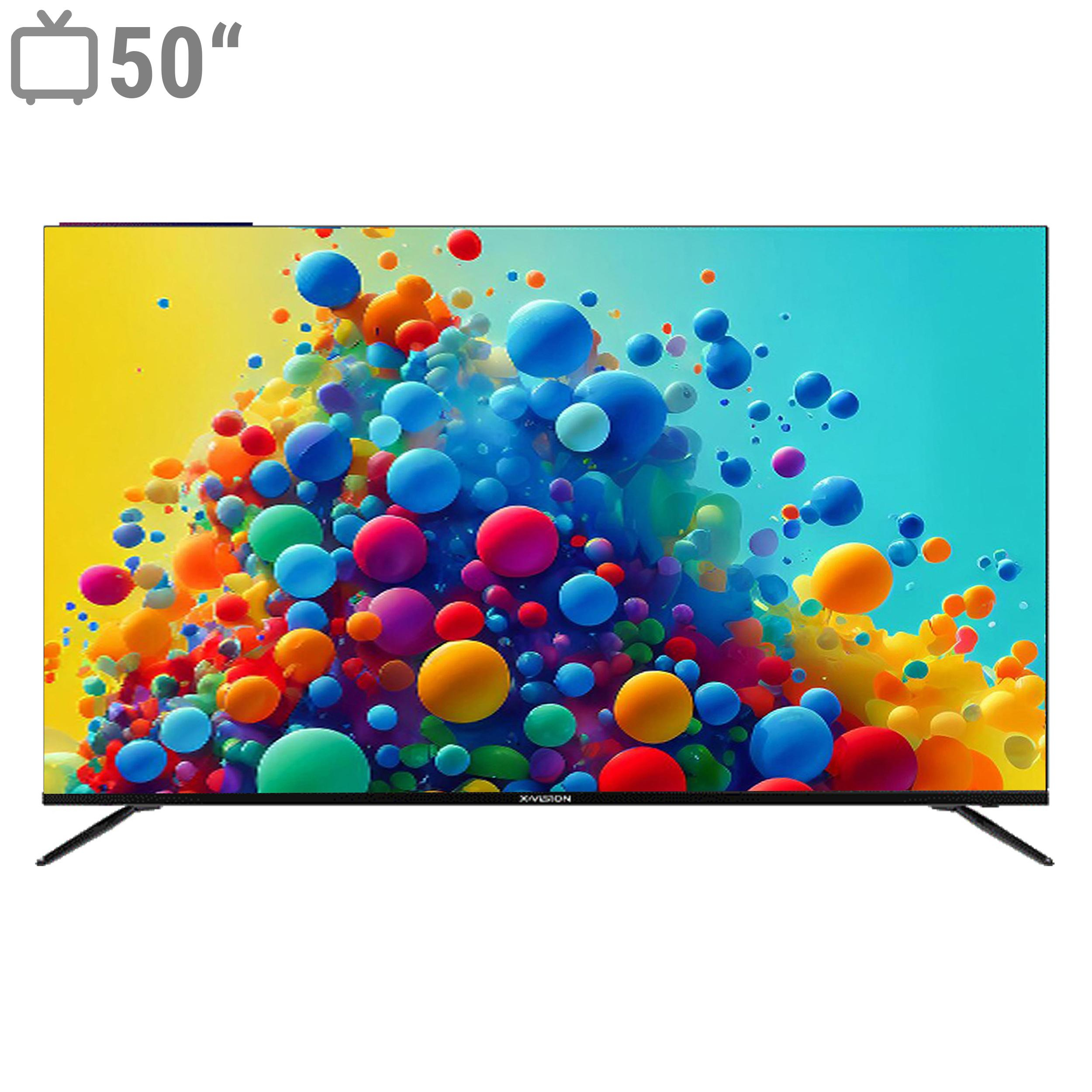 تلویزیون ال ای دی هوشمند ایکس ویژن مدل 50XCU785 سایز 50 اینچ