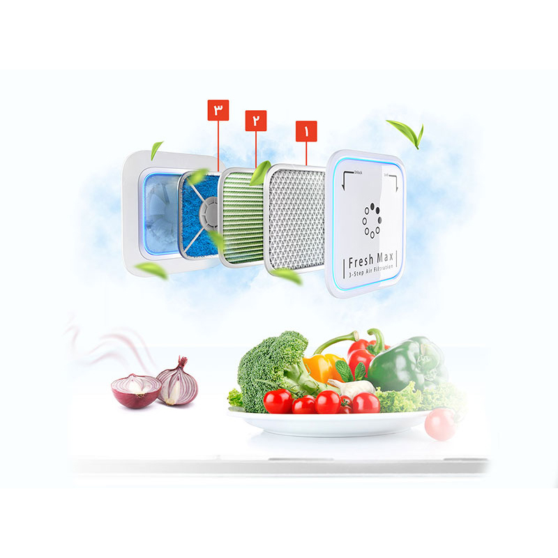 یخچال و فریزر ساید بای ساید 32 فوت دوو مدل DS-3440SS