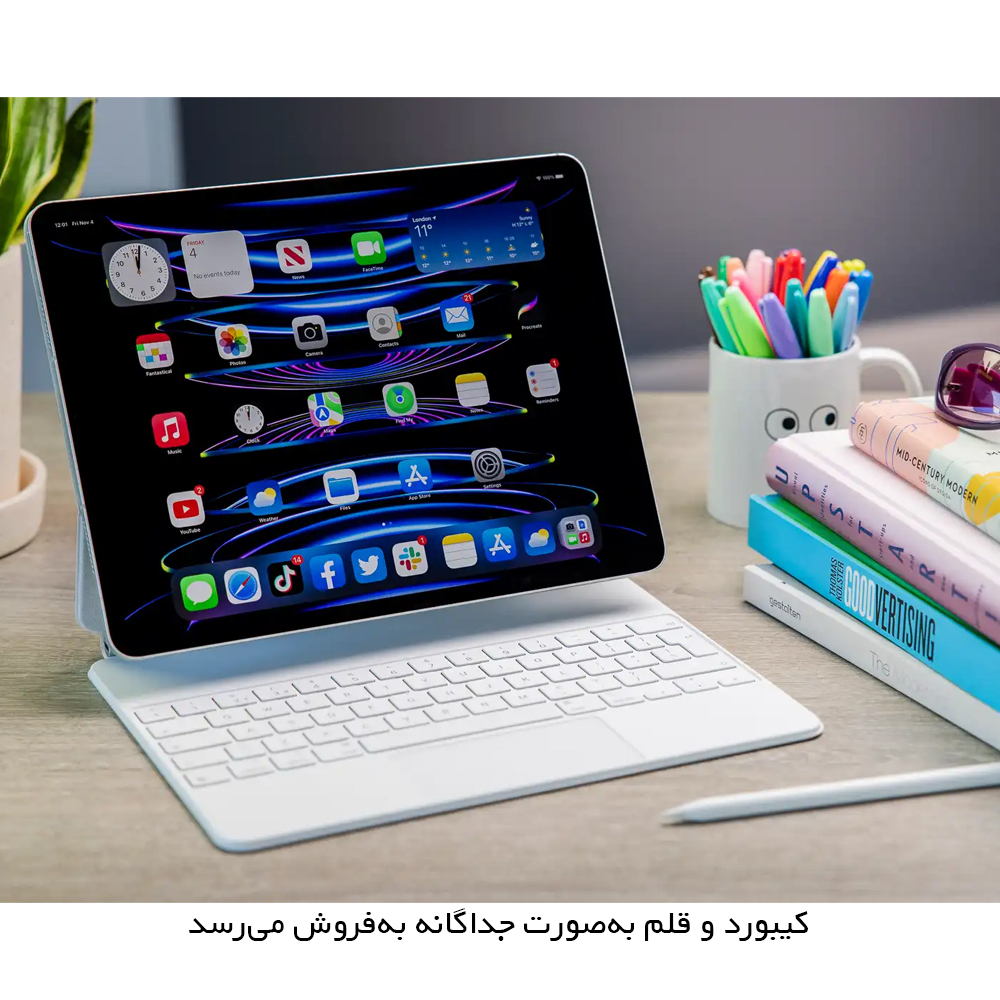 تبلت اپل مدل iPad Pro 12.9 2022 WIFI ظرفیت 256 گیگابایت و رم هشت گیگابایت