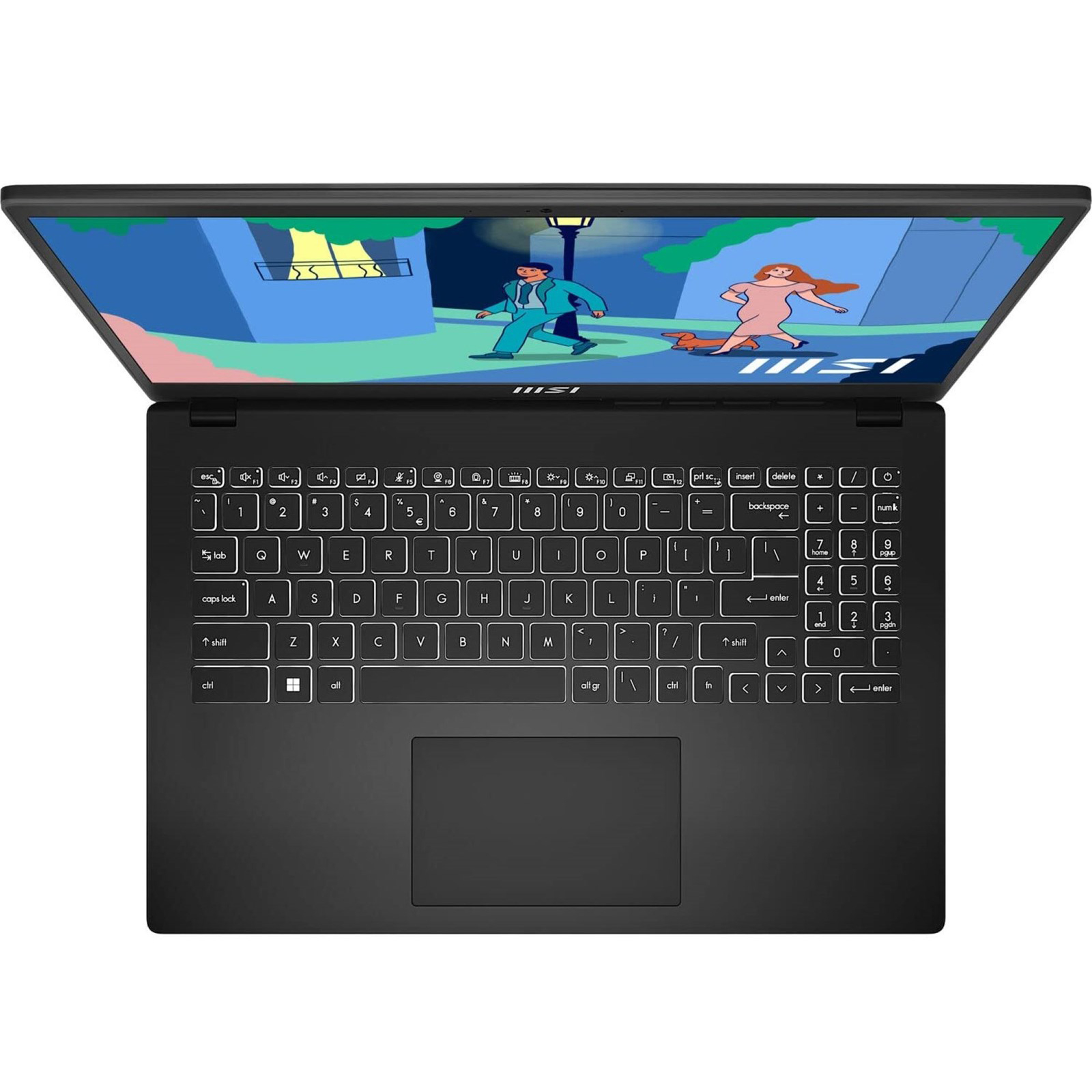 لپ تاپ 15.6 اینچی ام اس آی مدل Modern 15 B12MO-i5 1235U-16GB DDR4-512GB SSD-IPS