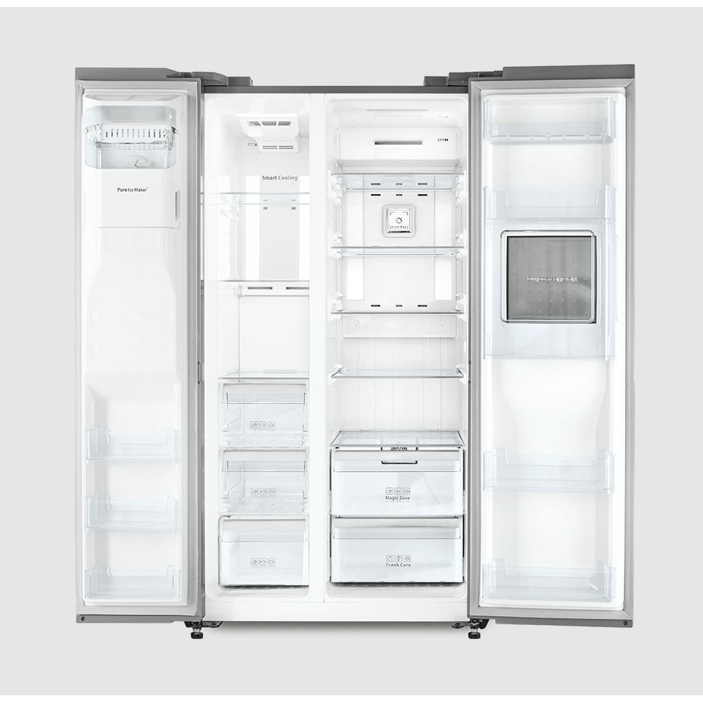 یخچال و فریزر ساید بای ساید 37 فوت دوو مدل  DS-3730SS