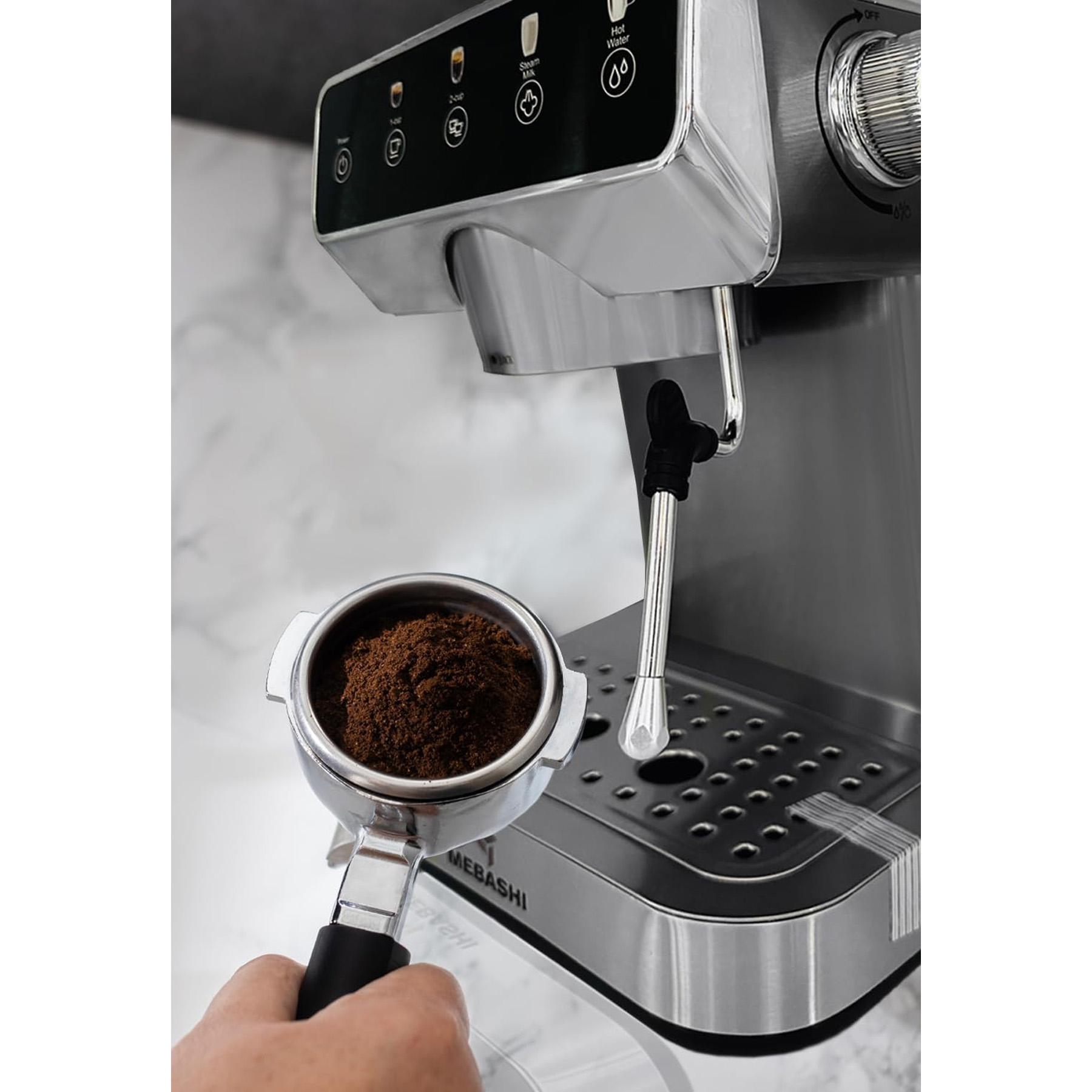 اسپرسو ساز 1.2 لیتری مباشی مدل ME-ECM2113