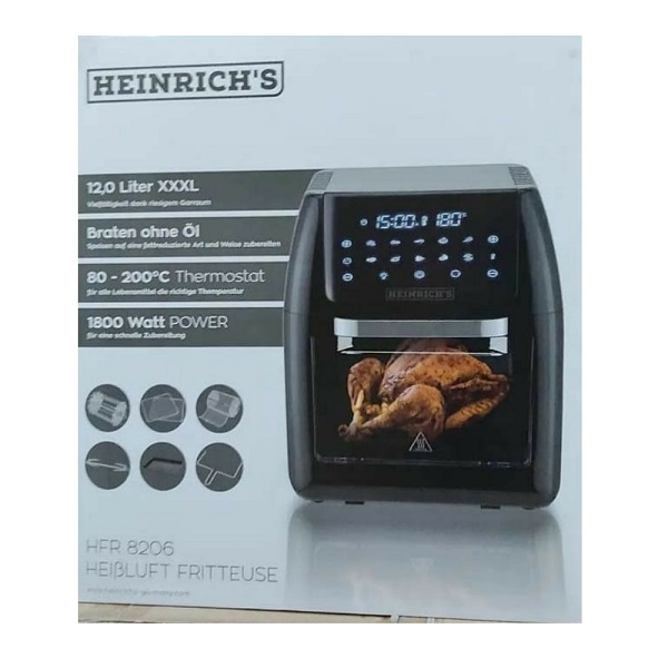 سرخ کن بدون روغن هنریچ مدل هنریچ 12 لیتری مدل HFR-8206