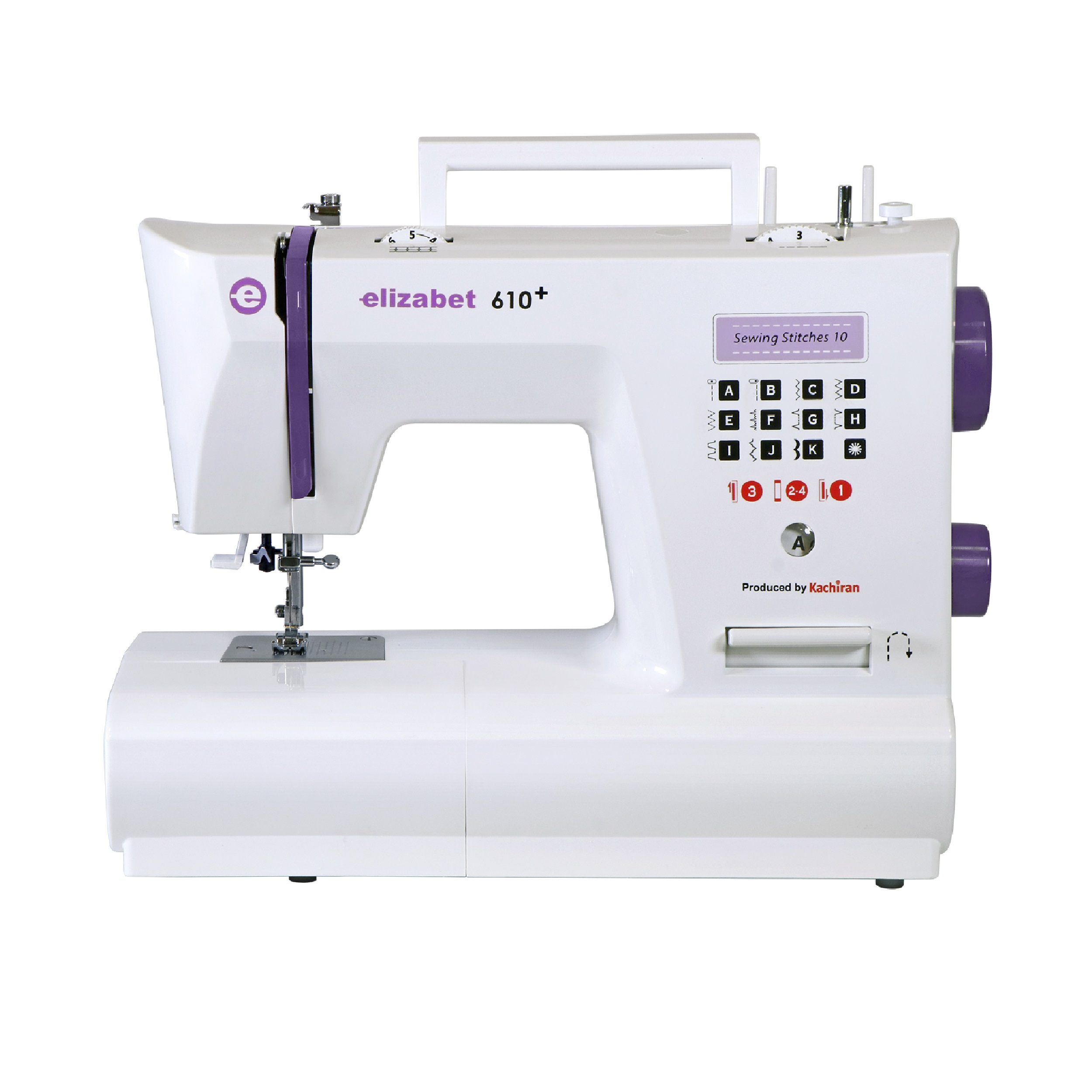 چرخ خیاطی کاچیران مدل  elizabet 610+ plus