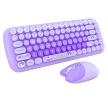 کیبورد و ماوس بی سیم مافی مدل candy fashion multicolor، سوییچ ممبران، Tenkeyless