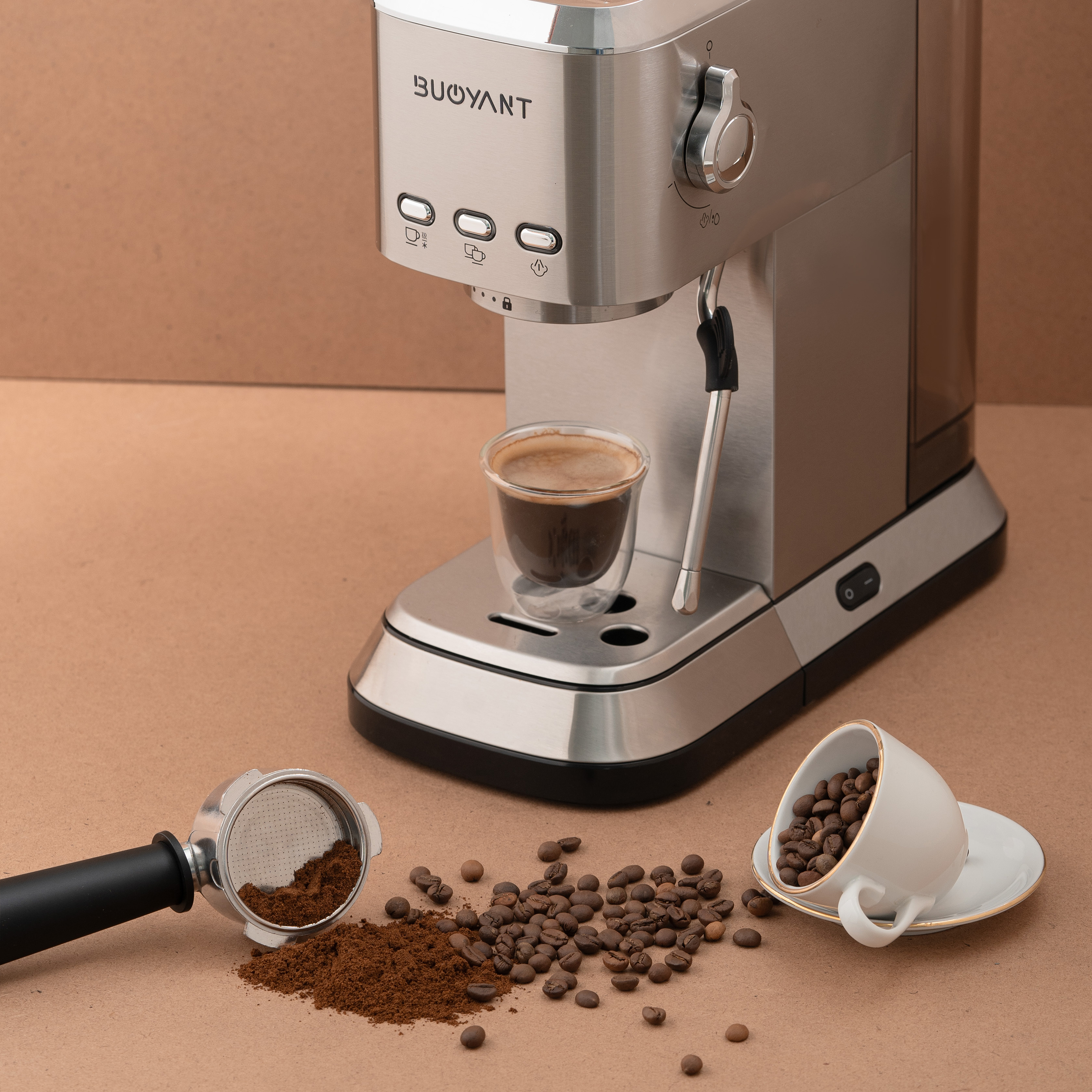 اسپرسو ساز ۱۵۰۰ میلی‌لیتر بویانت مدل BC-985