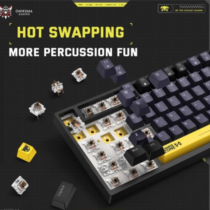 کیبورد گیمینگ اونیکوما مدل G52 مکانیکال RGB