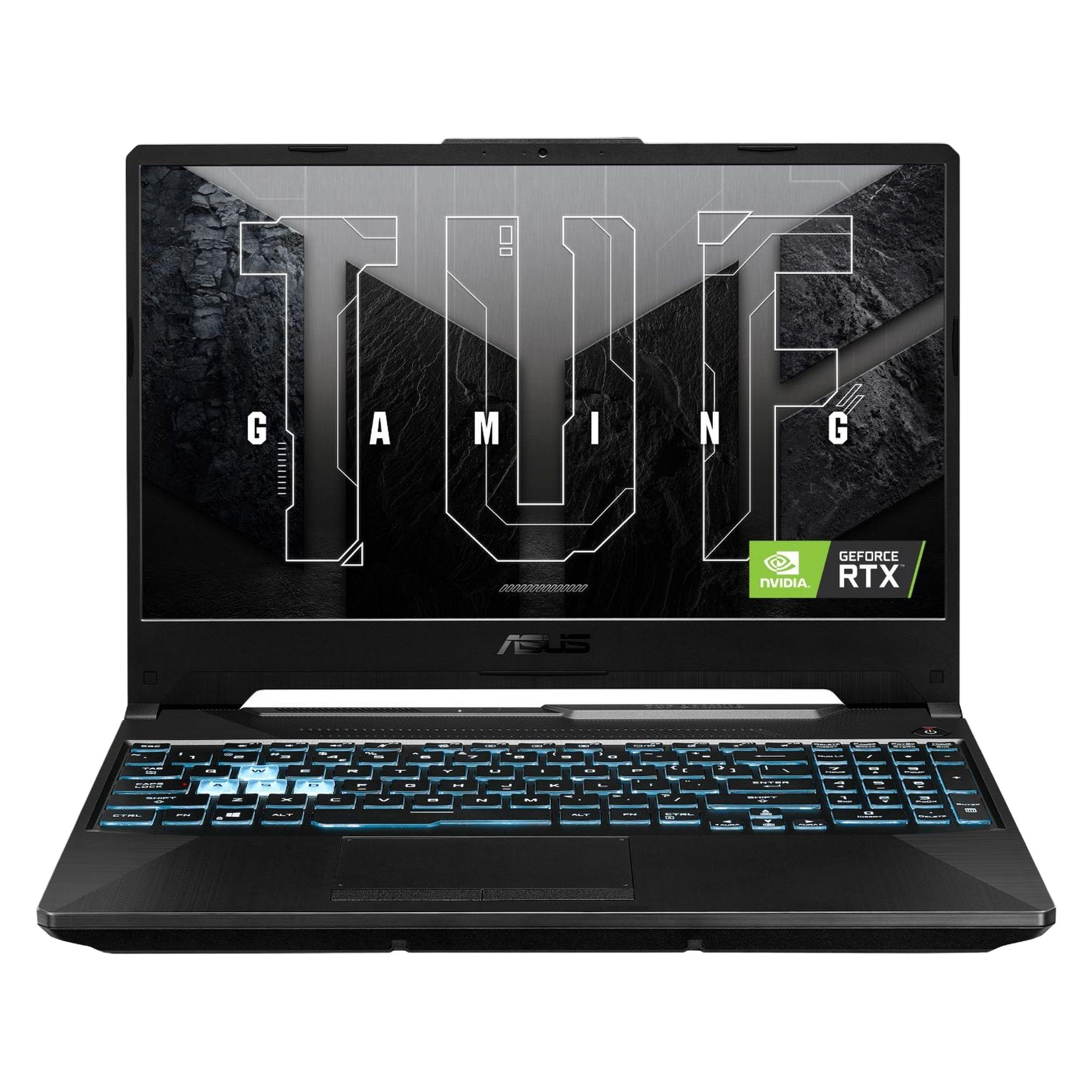 لپ تاپ 15.6 اینچی ایسوس مدل TUF Gaming A15 FA506NFR-HN045W-R7 7435HS-16GB DDR5-512GB SSD-RTX2050-FHD-W