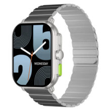 ساعت هوشمند 46 میلی‌متری گلوریمی مدل GS2 Pro دارای قابلیت های صفحه نمایش رنگی، صفحه نمایش لمسی، کنترل سطح اکسیژن خون، قابلیت مکالمه با بند سیلیکون