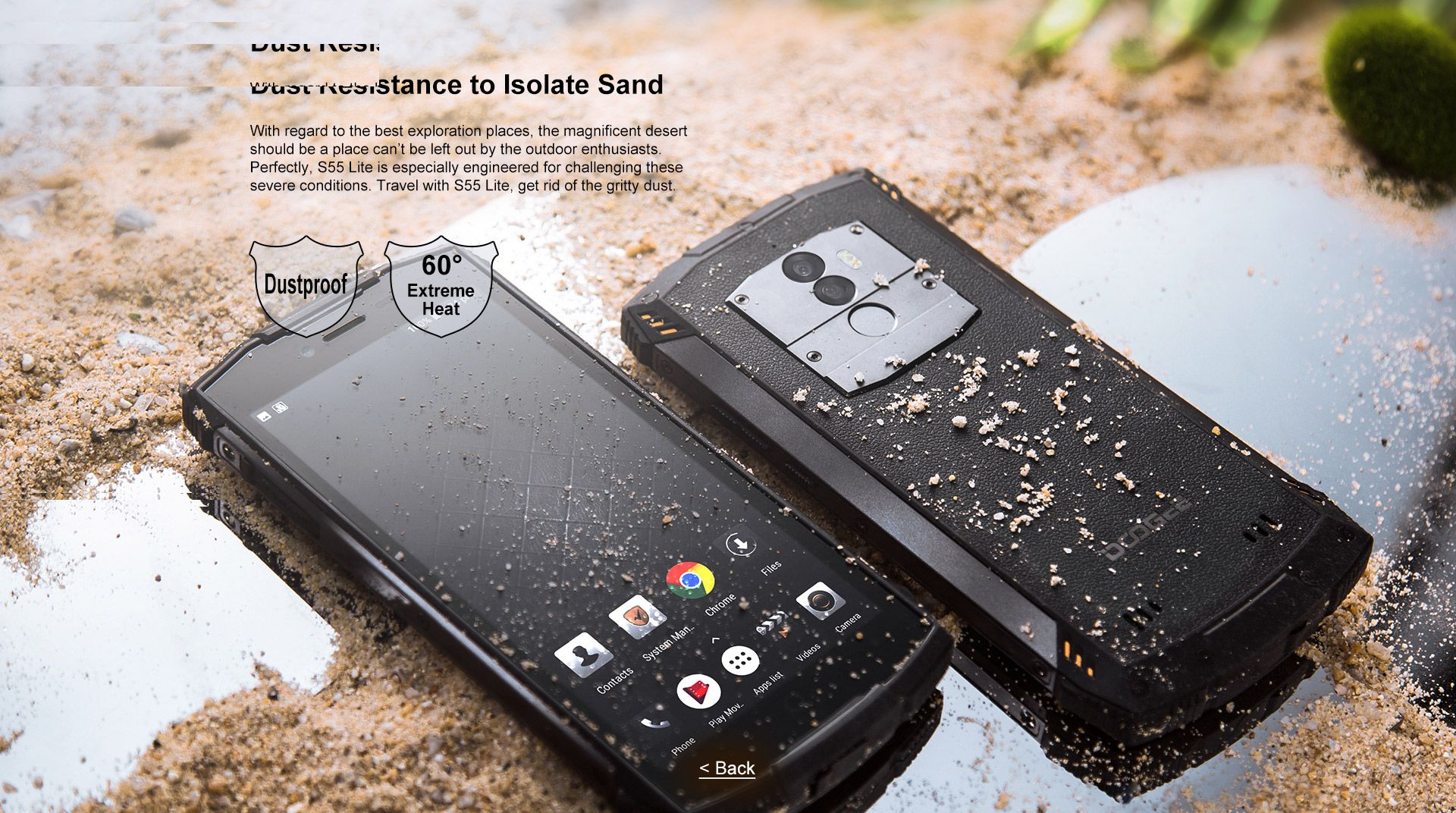 گوشی موبایل دوجی مدل S55 Lite دو سیم کارت