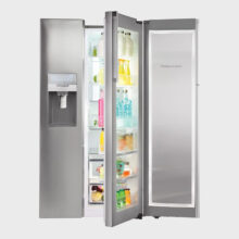 یخچال و فریزر ساید بای ساید 32 فوت اسنوا مدل SN8-3320SS