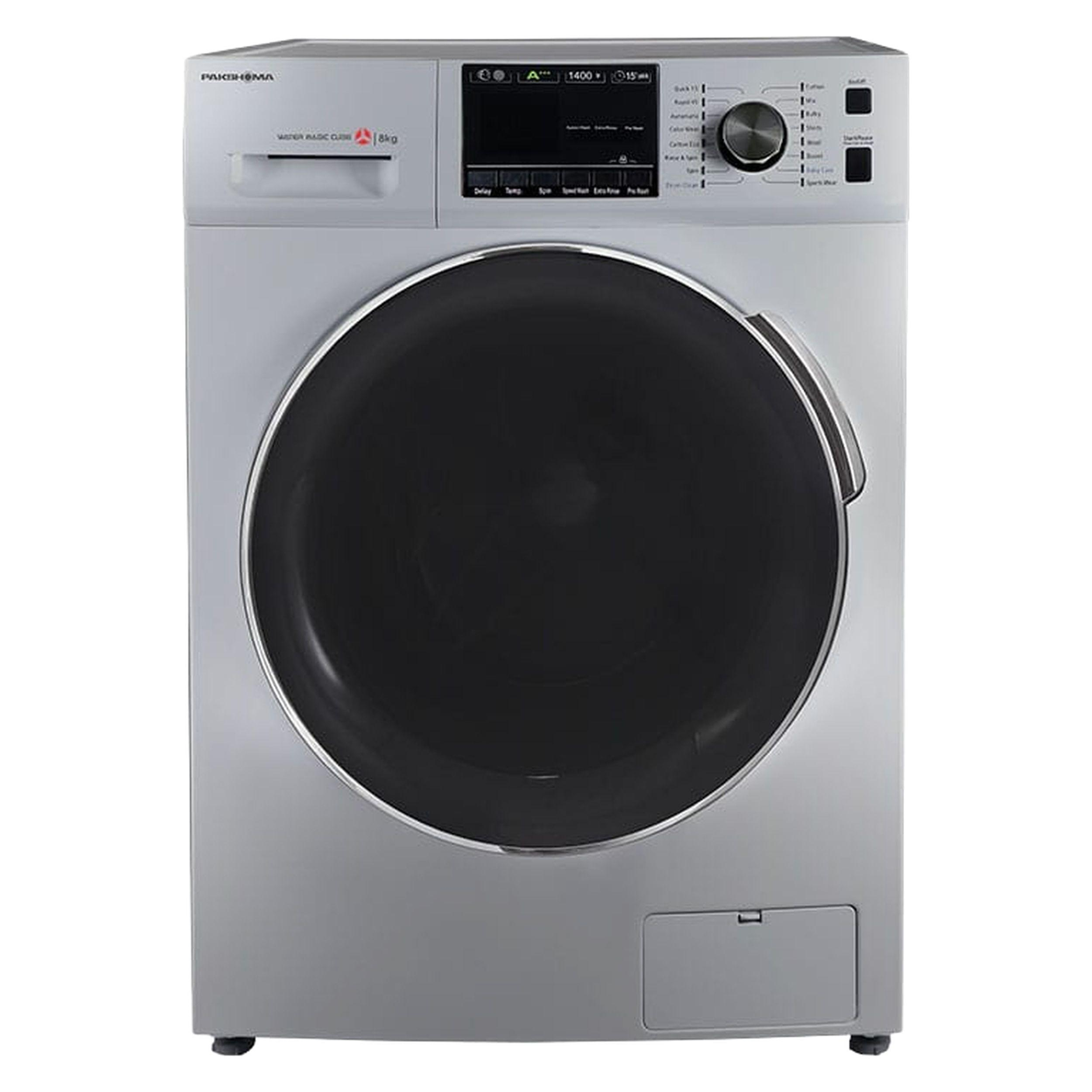 ماشین لباسشویی پاکشوما مدل BWF 40814 ST ظرفیت 8 کیلوگرم