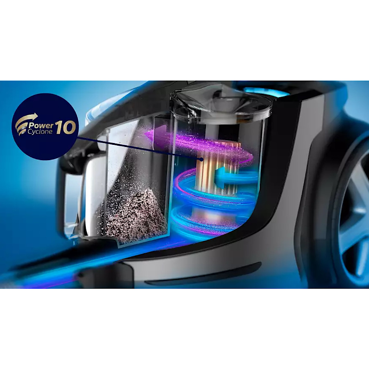 جاروبرقی مخزن‌دار 900 وات فیلیپس مدل XB9185/07