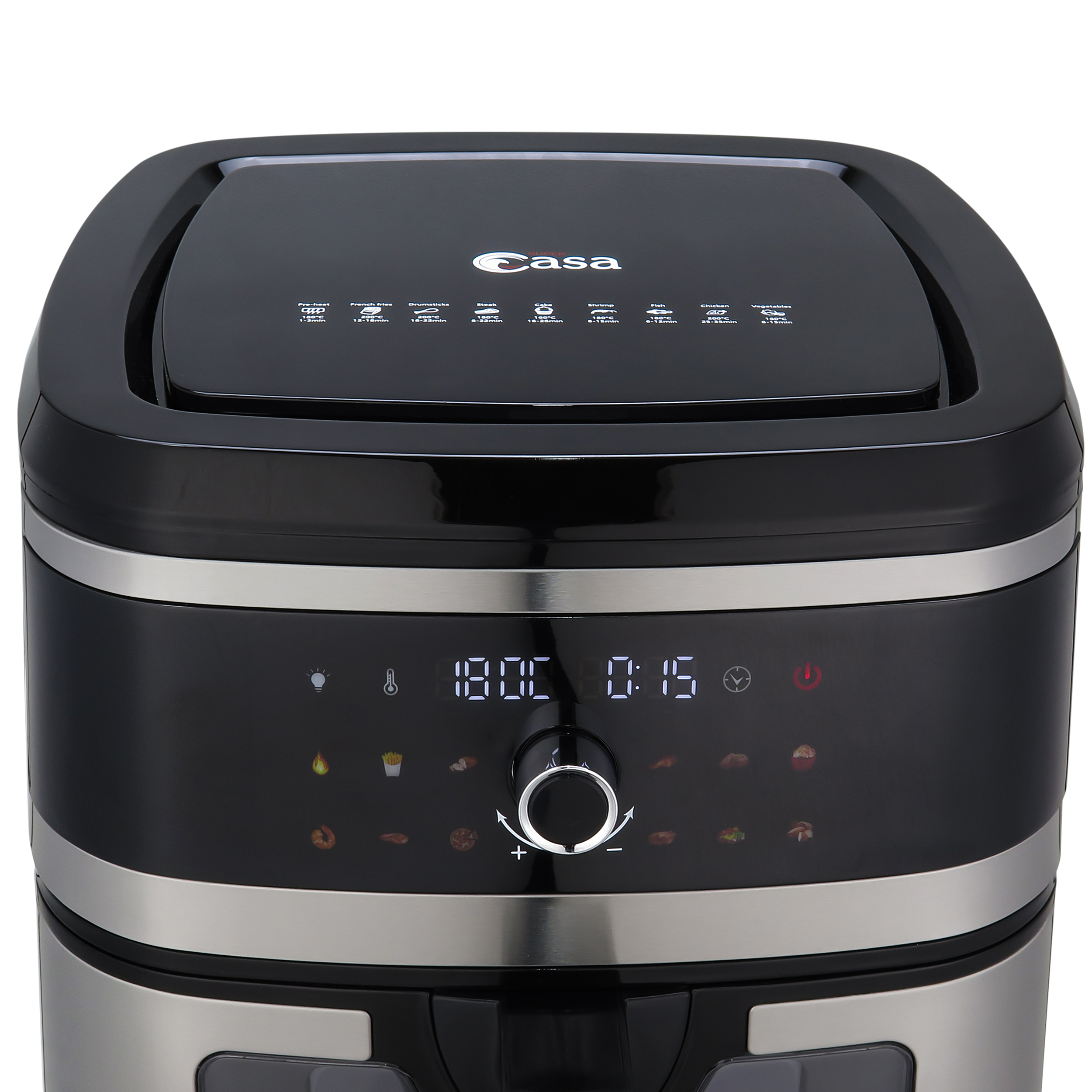 سرخ کن بدون روغن سوپر کاسا مدل دو المنته CA-119