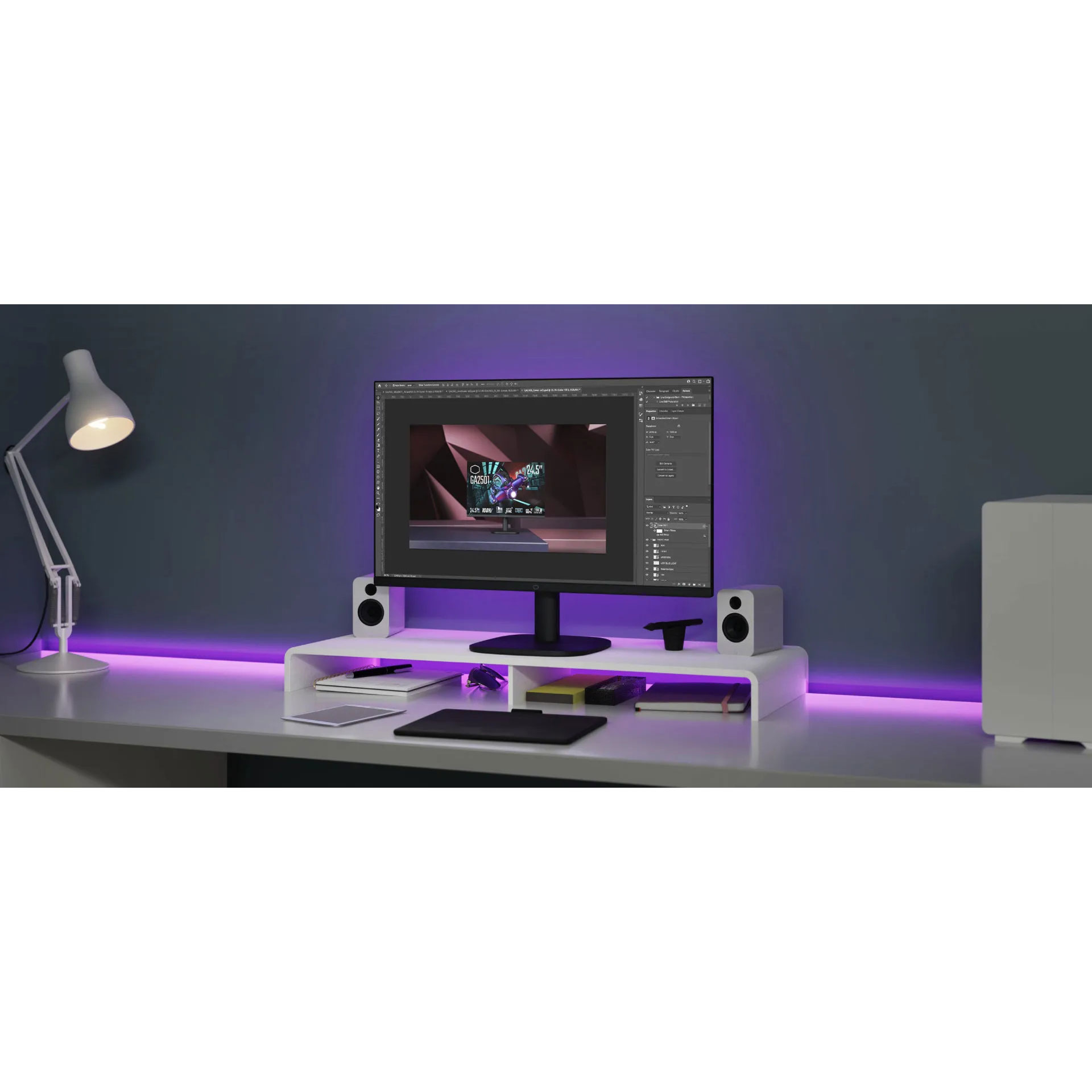 مانیتور گیمینگ 24.5 اینچ کولر مستر مدل CMI-GA2501