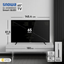 تلویزیون کیو ال ای دی هوشمند اسنوا مدل SQL-65QK800UD سایز 65 اینچ