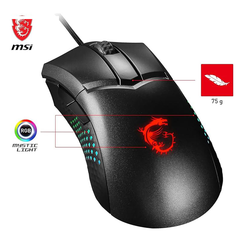 ماوس ام اس آی مدل CLUTCH GM51 LIGHTWEIGHT