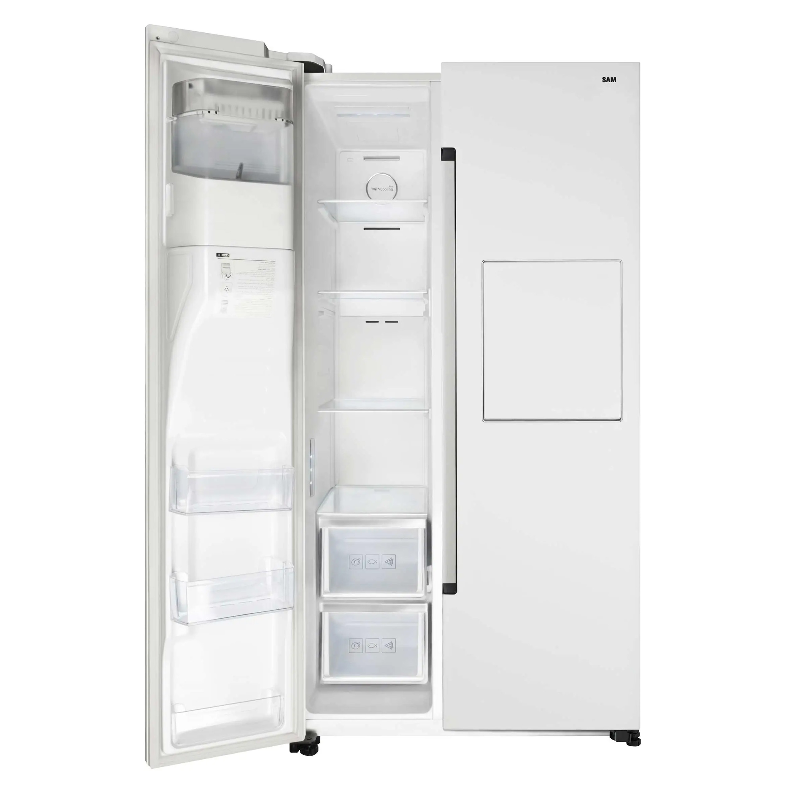 یخچال فریزر ساید بای ساید 32 فوت سام مدل ROSSO 3/W