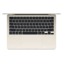 لپ تاپ 13.6 اینچی اپل مدل MacBook Air MW0Y3 2025 LLA-M4-16GB RAM-256GB SSD