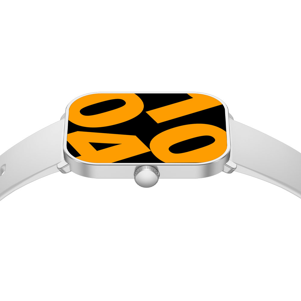 ساعت هوشمند گلوریمی مدل GS2 SE مناسب برای ورزش، کنترل سطح اکسیژن خون، شمارش ضربان قلب، پایش وضعیت خواب، نمایش وضعیت آب و هوا با بند سیلیکونی