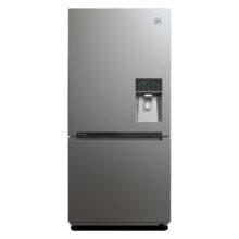 یخچال فریزر 28 فوت دوو مدل BMi-20 دارای آب سردکن و یخساز اتوماتیک، با ارتفاع 180، پهنای 82 و عمق 72 سانتی متر، میزان مصرف انرژی A+، دارای 3 طبقه در یخچال و 3 کشو در فریزر، دارای انجماد و سرمایش سریع