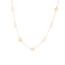 گردنبند طلا 18 عیار زنانه گالری شیدا مجد مدل پولک