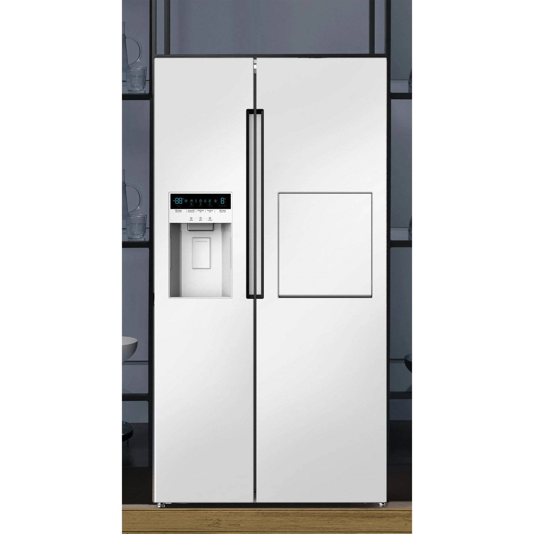 یخچال و فریزر ساید بای ساید 28 فوت اسنوا مدل S1Di-S100-W