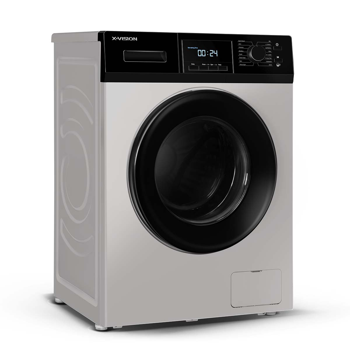 ماشین لباسشویی ایکس ویژن مدل TM84-BWBL/BSBL ظرفیت 8 کیلوگرم