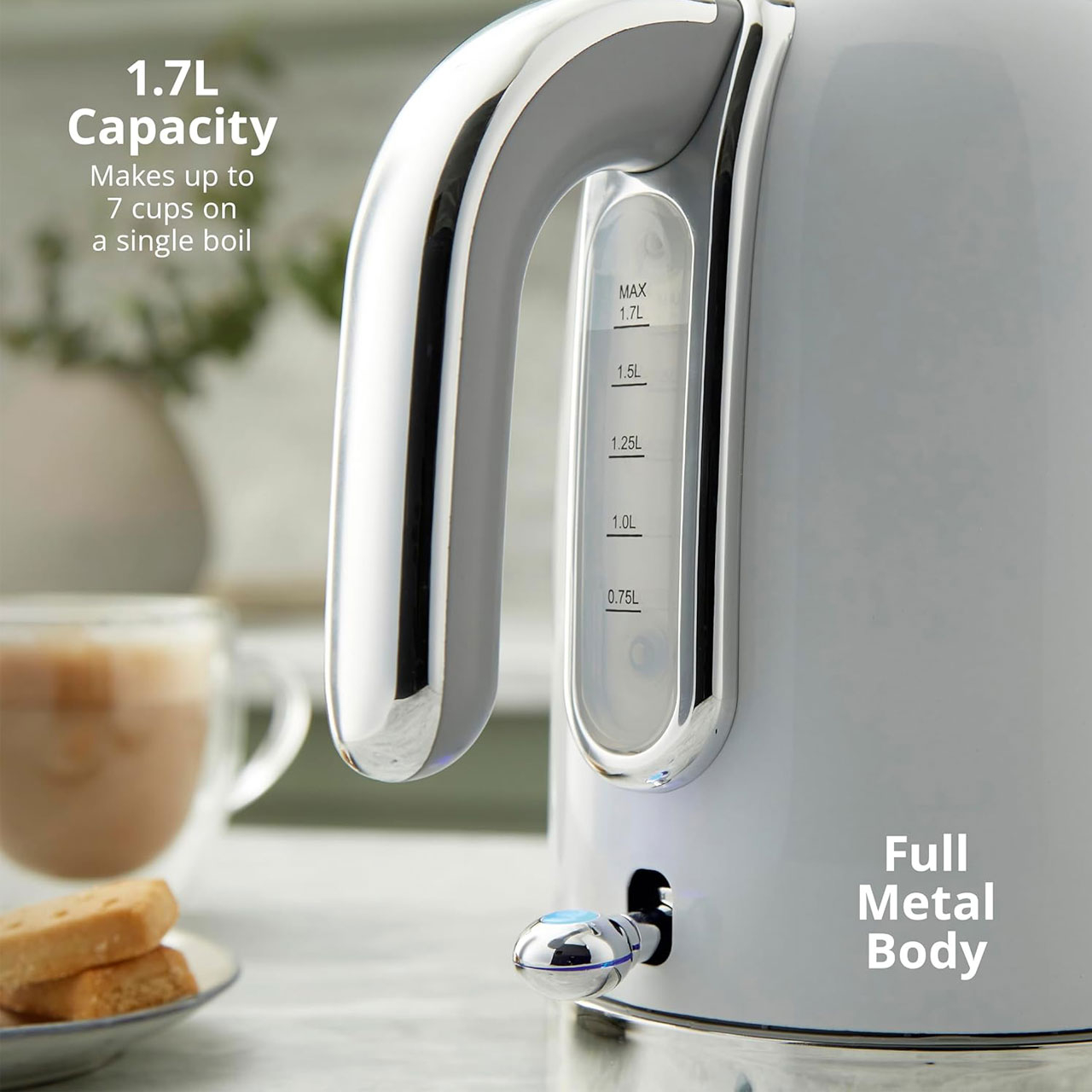 کتری برقی سوان مدل SK19026WHT گنجایش 1.7 لیتر