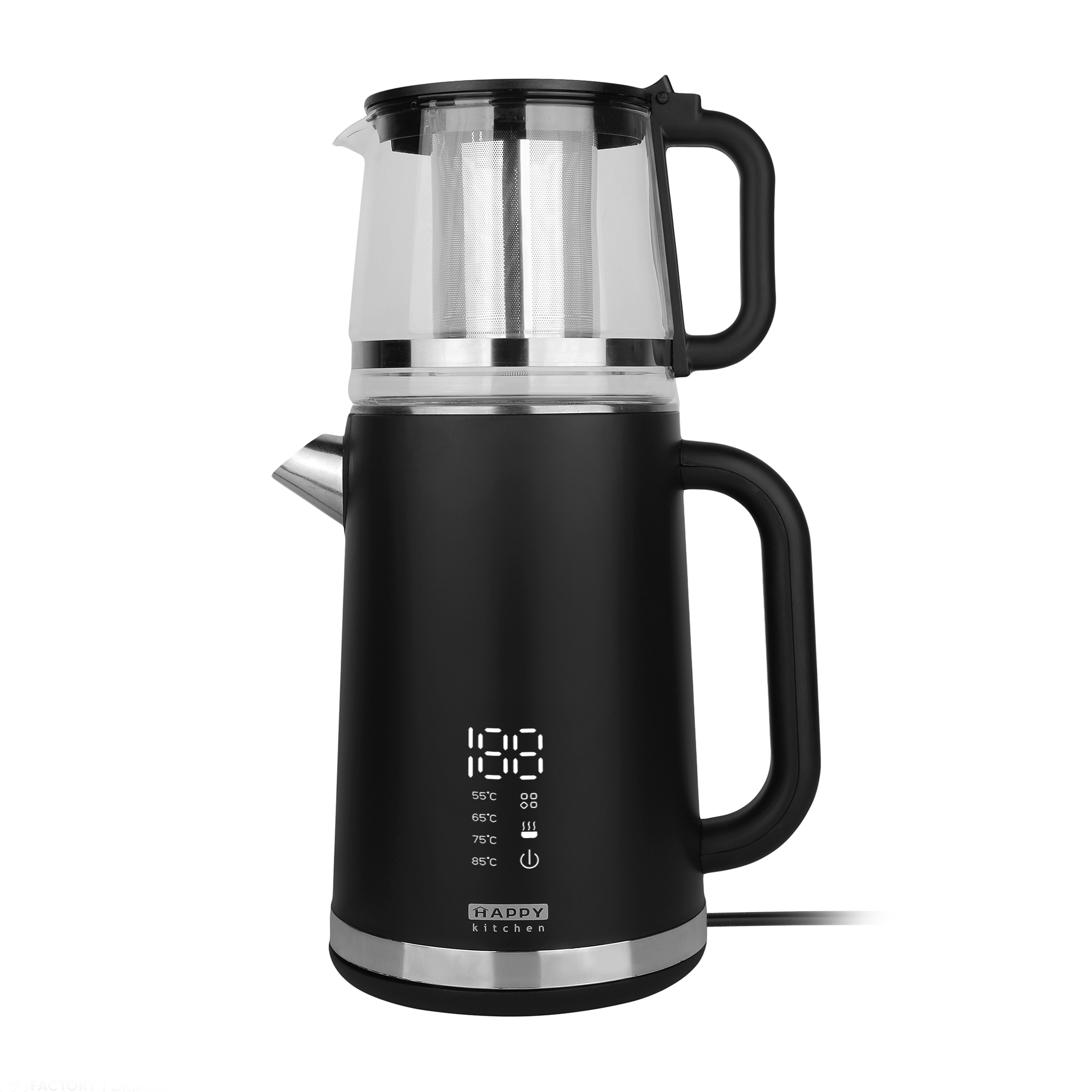 چای ساز روی هم هپی کیچن مدل HK-261B