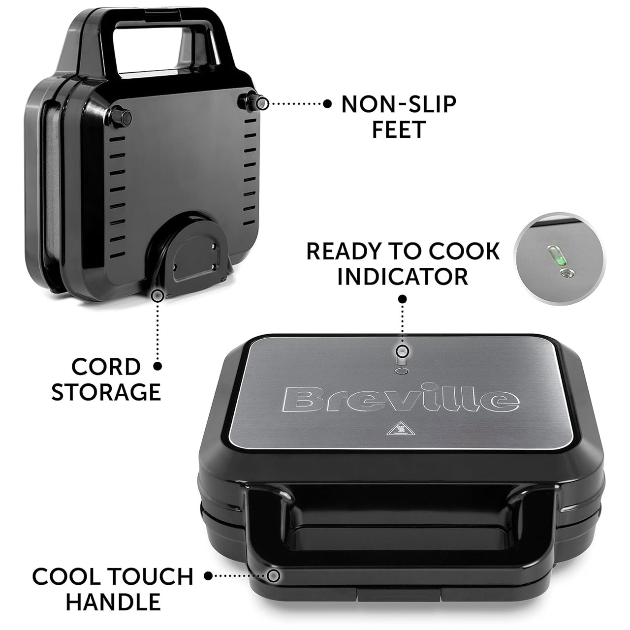 ساندویچ ساز برویل مدل VST098