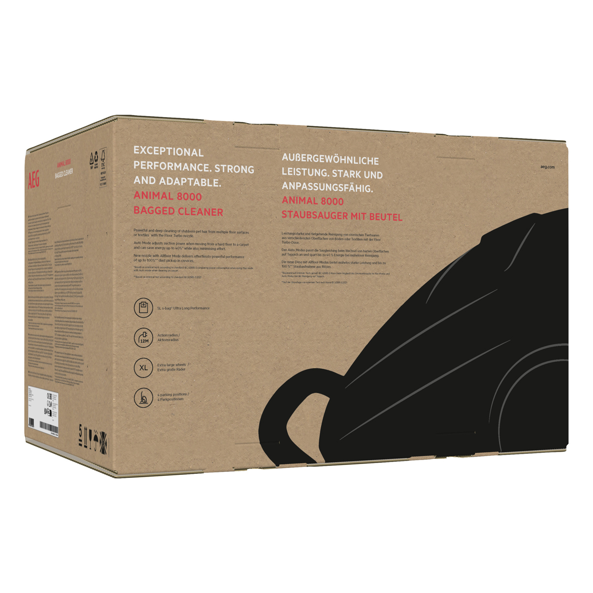 جاروبرقی 650 وات آ ا گ مدل AB81A2DG