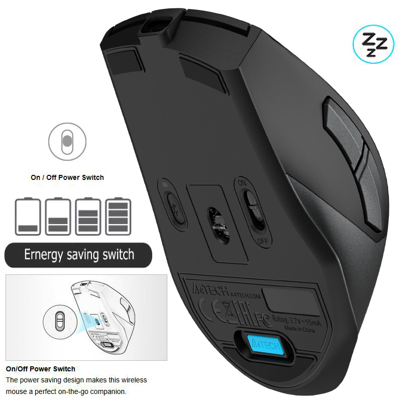 ماوس بی سیم ای فورتک مدل FSTYLER_FB_45CS_AIR2_SILENT