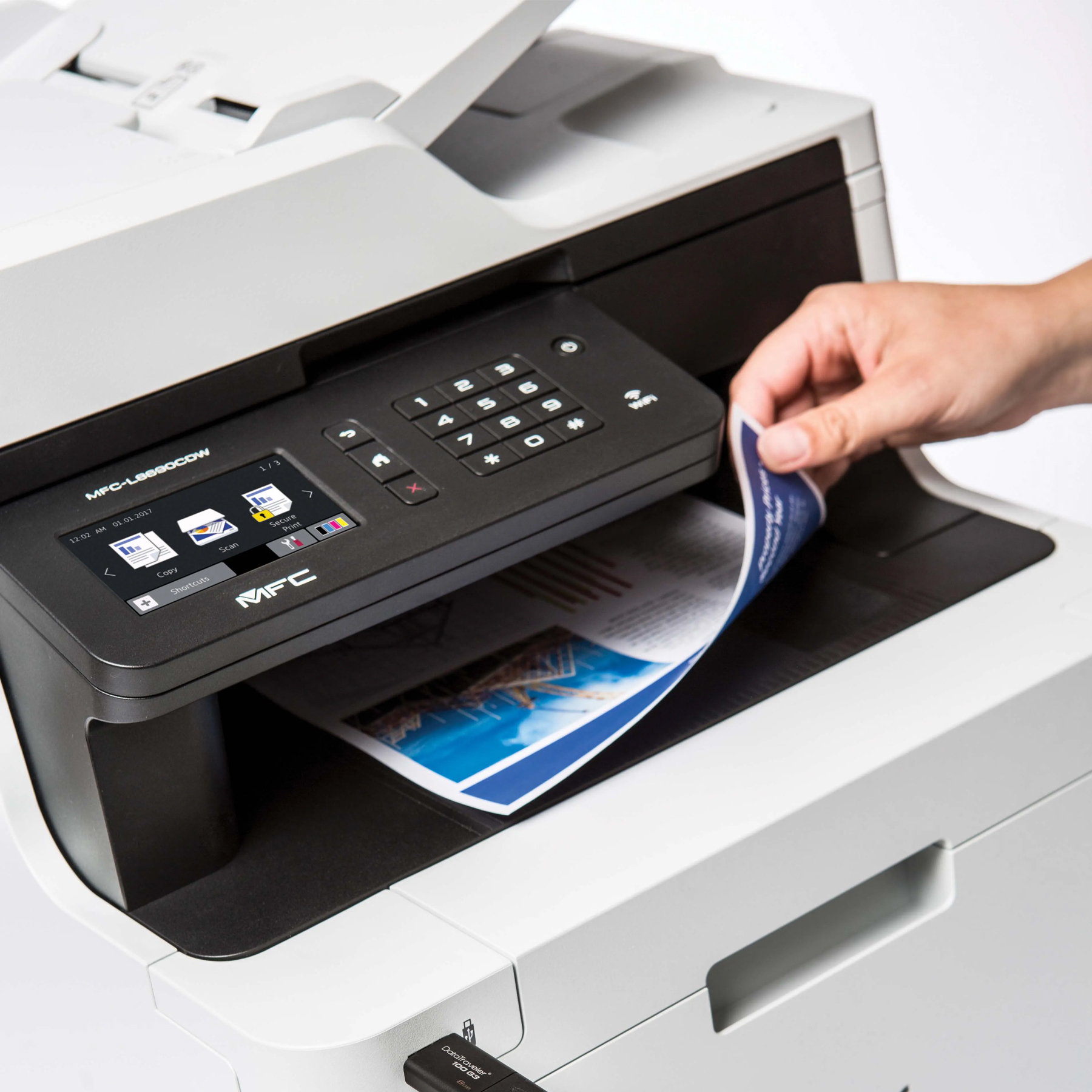 پرینتر چند کاره لیزری برادر مدل  MFC-L8690CDW