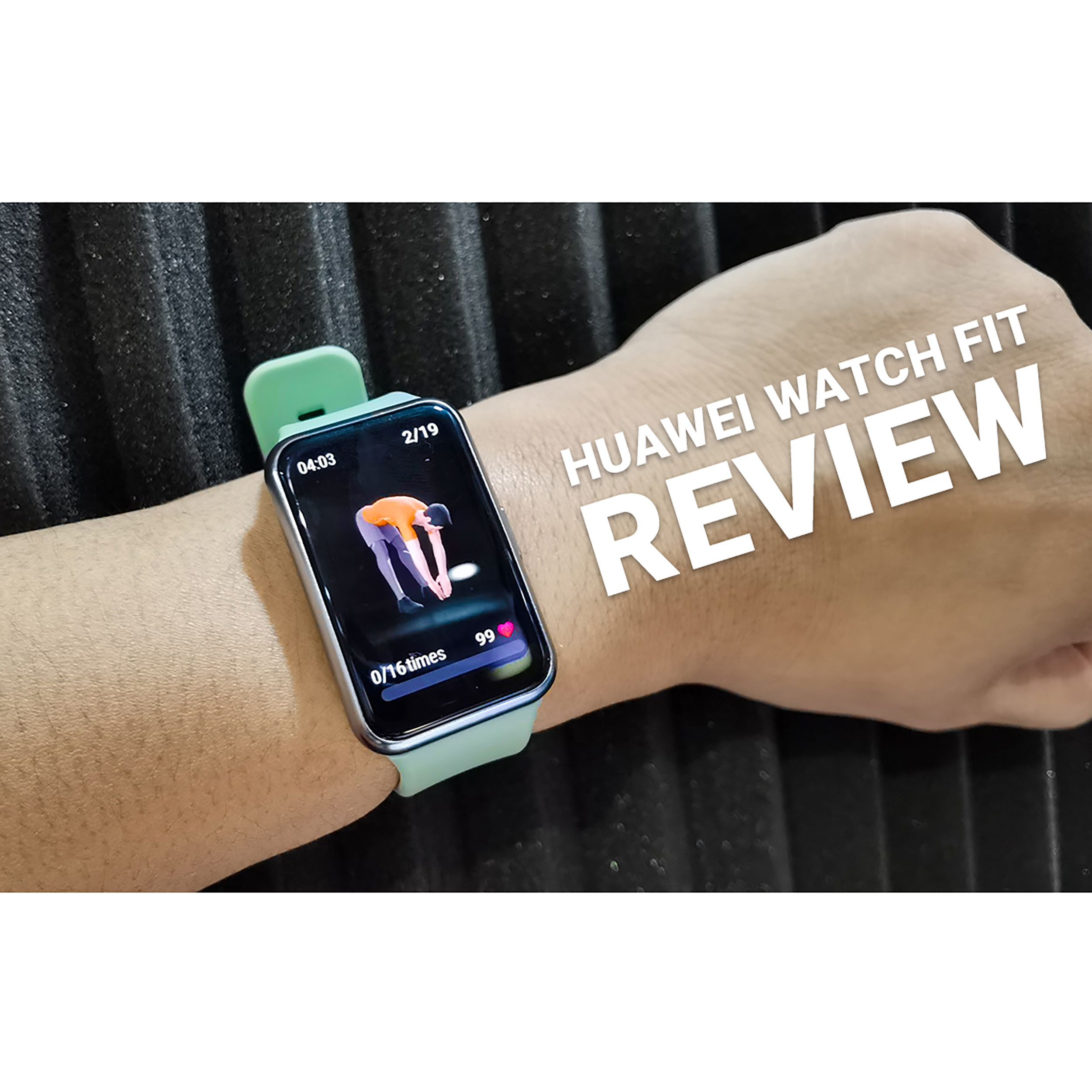 ساعت هوشمند هوآوی مدل WATCH FIT بند پلاستیکی