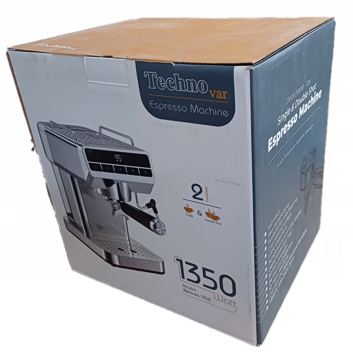 اسپرسو ساز 1 لیتری تکنو مدل Beta-es1350