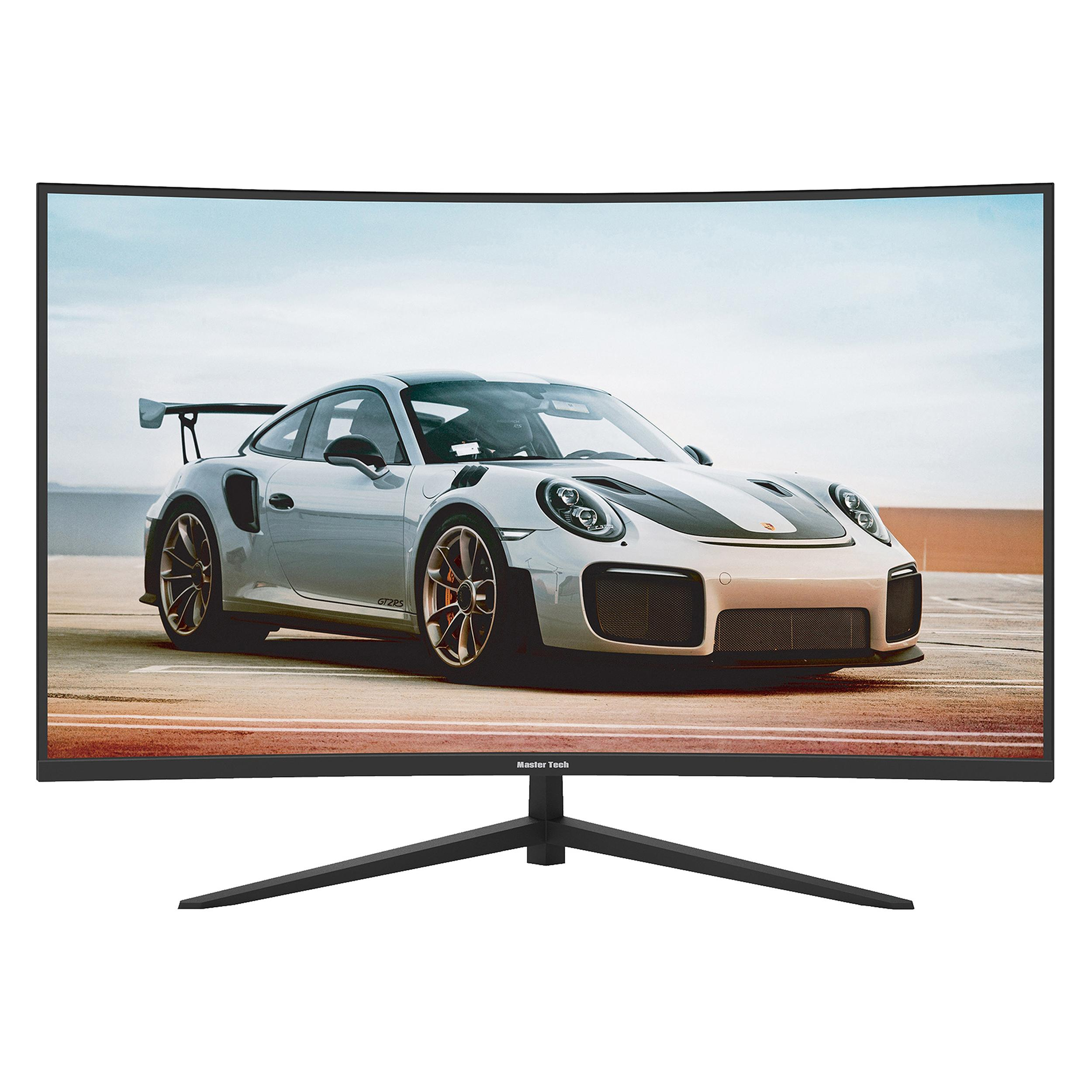 مانیتور گیمینگ 32 اینچ مسترتک مدل GP329BQ ، رزولوشن QHD، پنل VA، نرخ بروزرسانی 144 هرتز، با نسبت تصویر 16:9، دارای اسپیکر داخلی، دارای پورت HDMI و DisplayPort و USB و خروجی هدفون