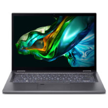 لپ تاپ 14 اینچی ایسر مدل Aspire Spin 14 ASP14-51MTN-7682-Core 7 150U-16GB LPDDR5-512GB SSD-Touch-W-Backlit-Fingerprint