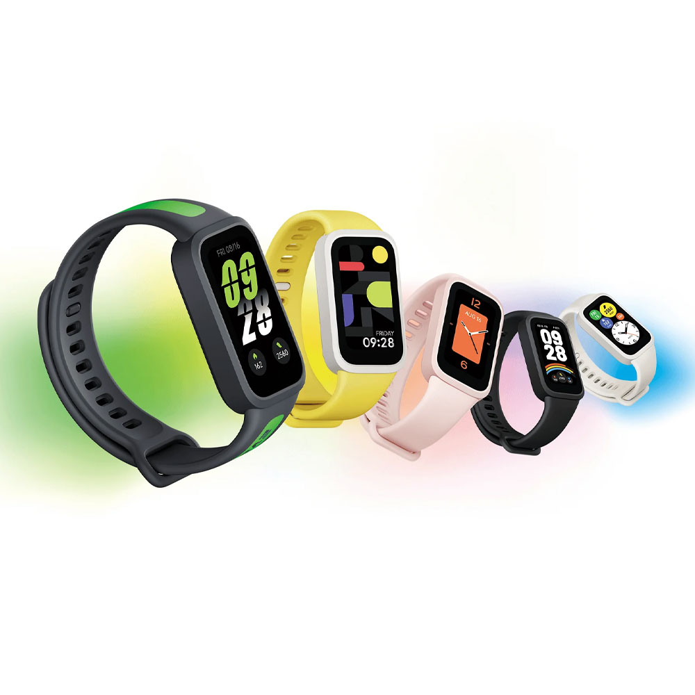 ساعت هوشمند 46 میلی‌متری شیائومی مدل Smart Band 9 Active، کنترل موسیقی، کنترل سطح اکسیژن خون، شمارش ضربان قلب، پایش وضعیت خواب، با بند پلاستیکی