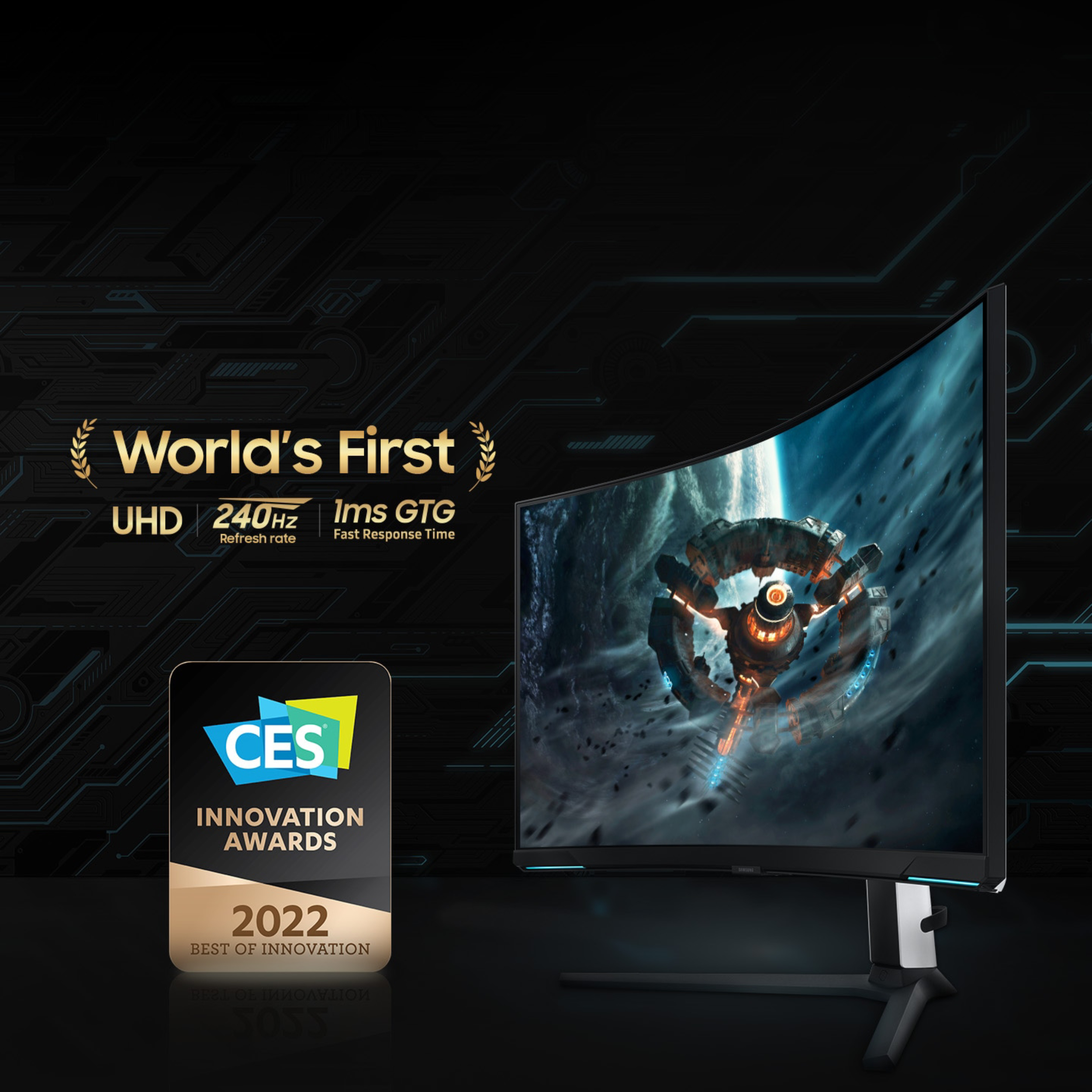 مانیتور مخصوص بازی سامسونگ مدل LS32BG850 سایز 32 اینچ