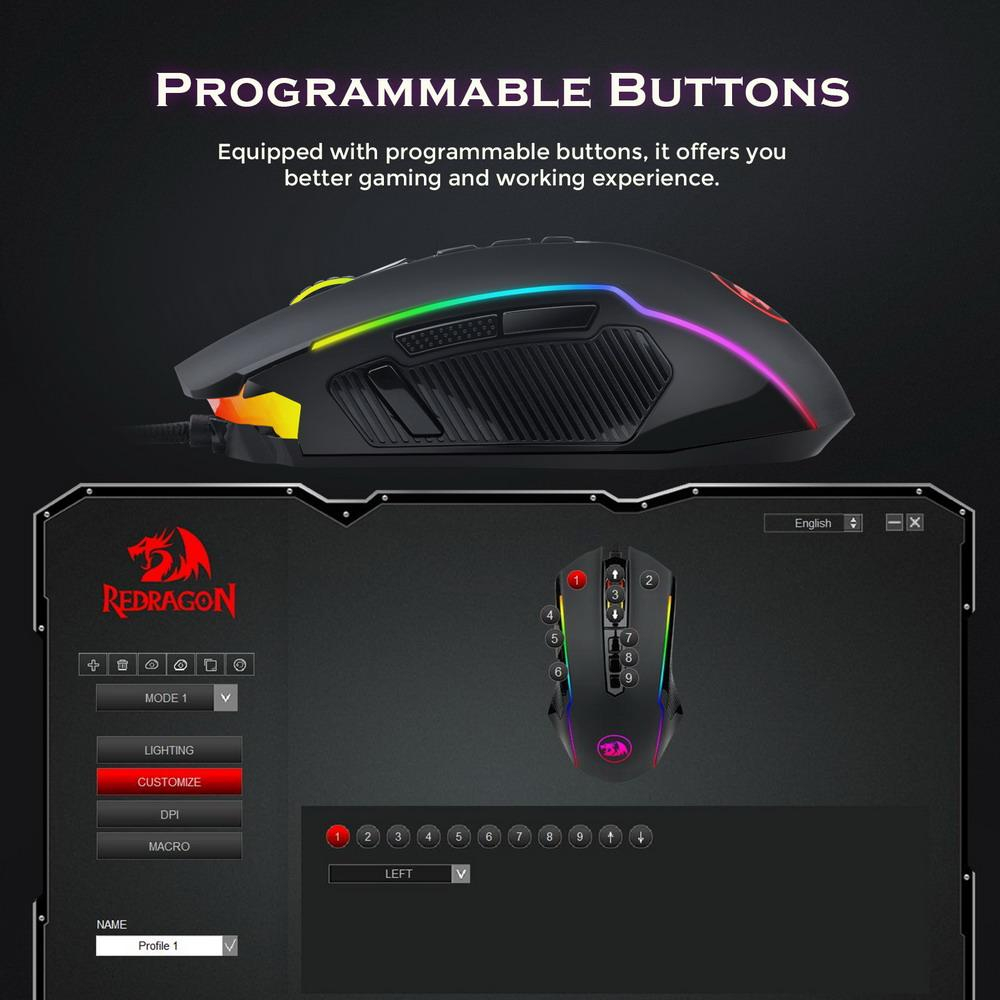ماوس گیمینگ ردراگون مدل M910