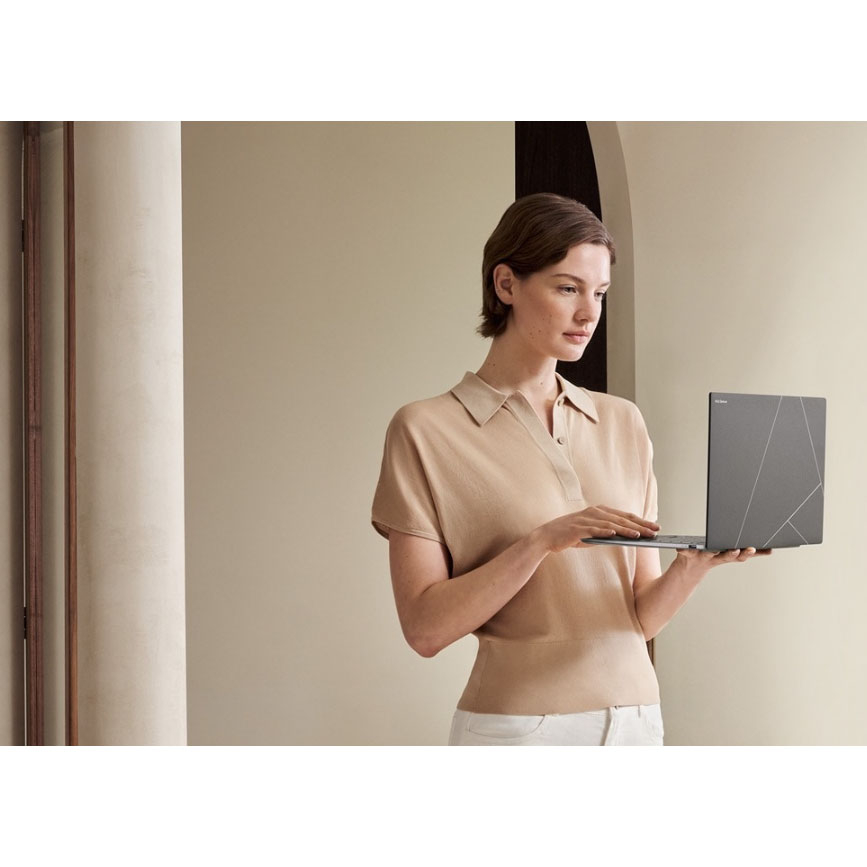 لپ تاپ 14 اینچی ایسوس مدل Zenbook S14 UX5406-PZ146W-Core Ultra 5 226V-16GB LPDDR5X-512GB SSD-OLED Touch 120Hz-Backlit-W