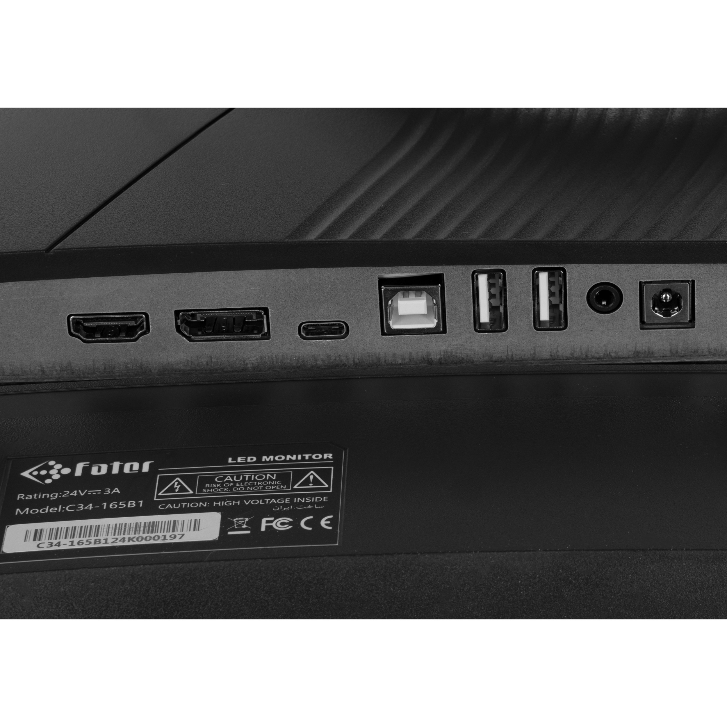 مانیتور خمیده گیمینگ 34 اینچ فاطر مدل C34-165B1 34 inch Curve