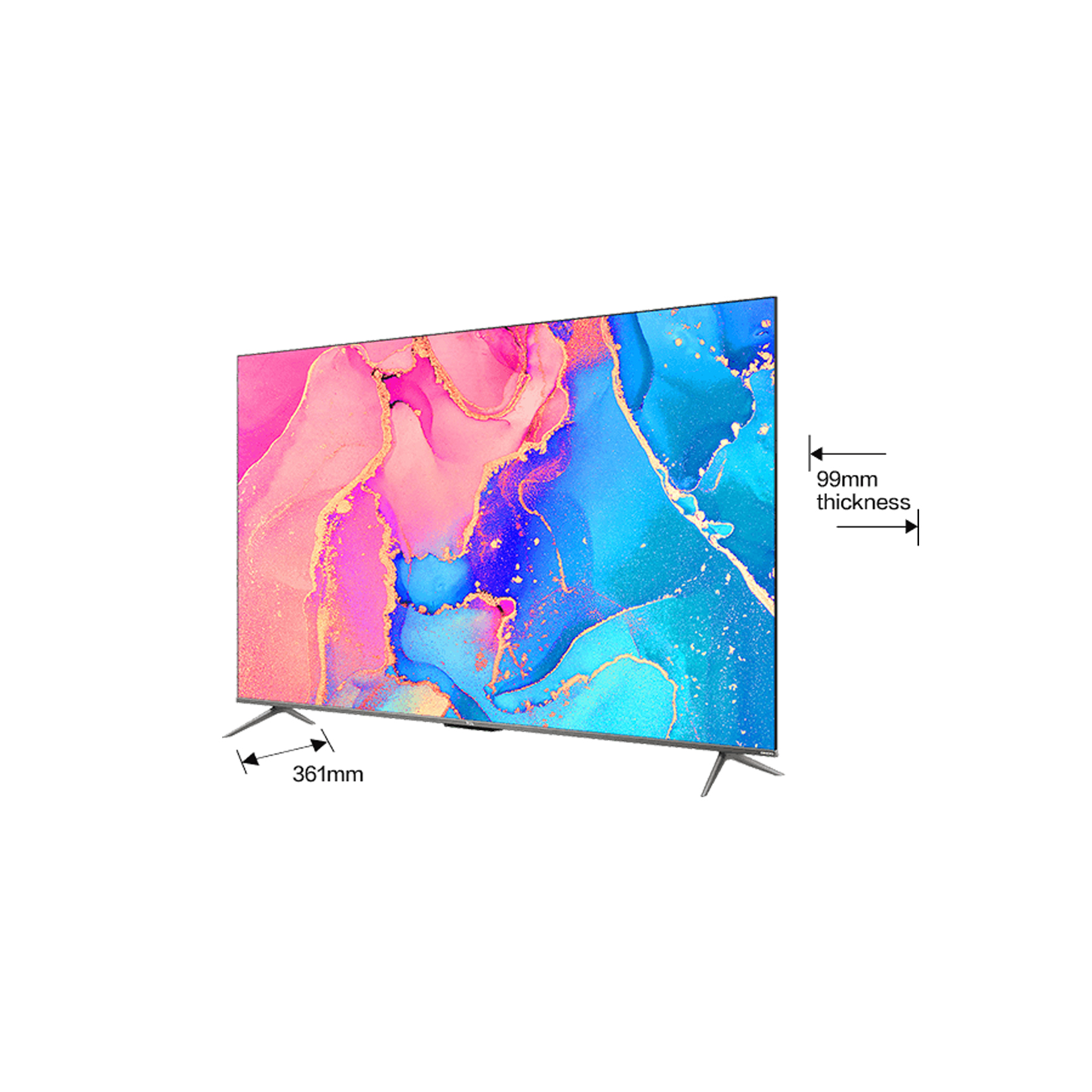 تلویزیون کیو ال ای دی هوشمند تی سی ال مدل 75C635 سایز 75 اینچ