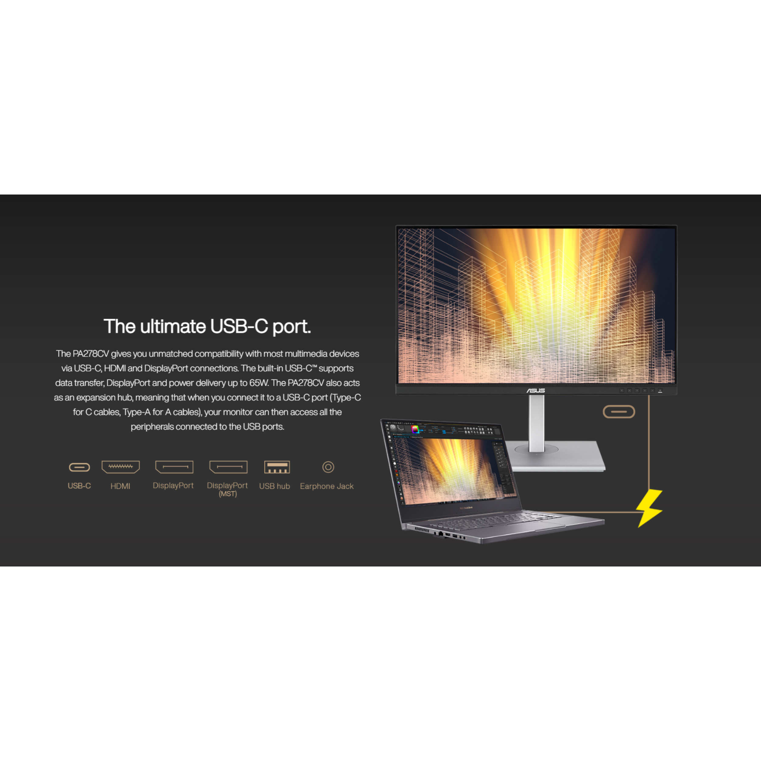 مانیتور 27 اینچ ایسوس مدل PA278CV