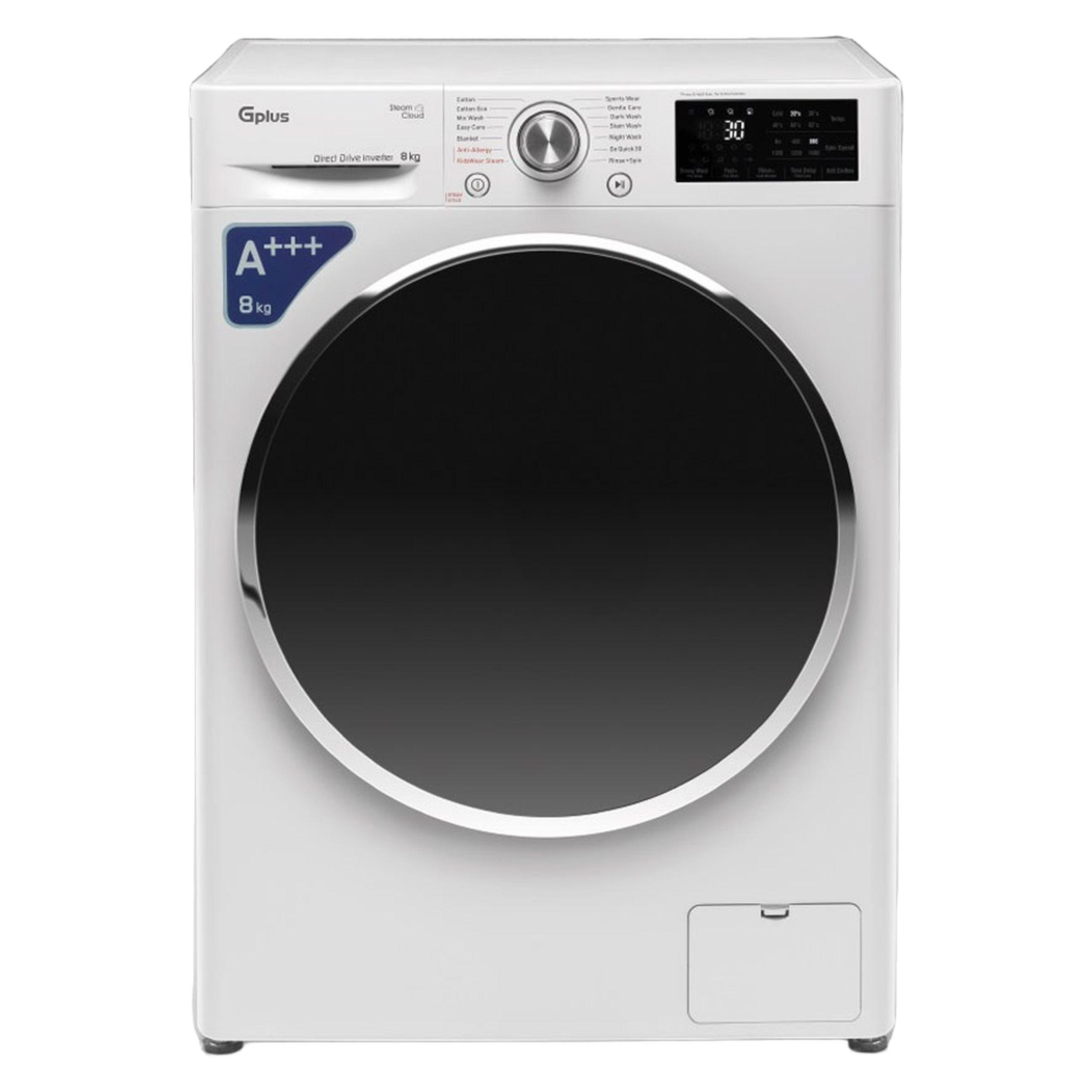 ماشین لباسشویی 8 کیلوگرم اتوماتیک جی پلاس مدل GWM-P88W