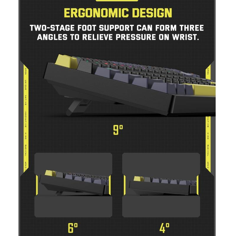 کیبورد گیمینگ اونیکوما مدل G52 مکانیکال RGB