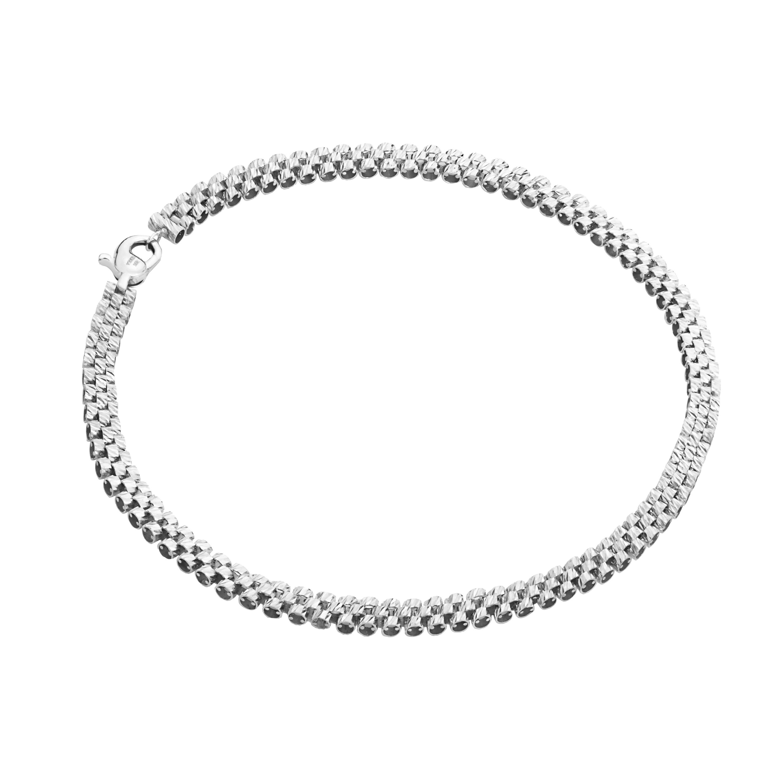 دستبند زنجیری طلا 18 عیار زنانه گالری شیدا مجد مدل رولکس